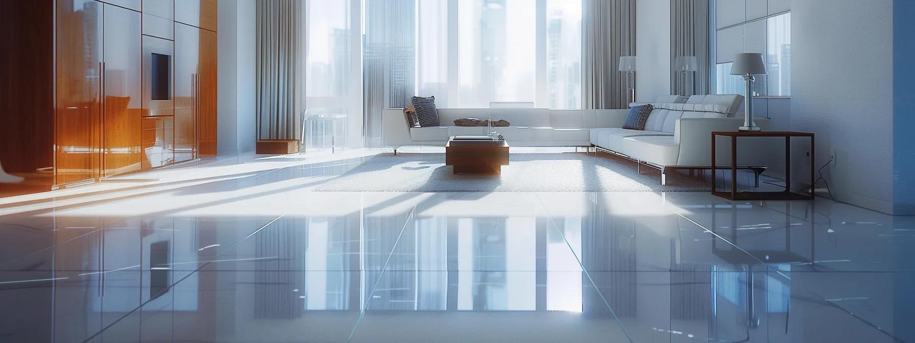 furniture elegantly arranged