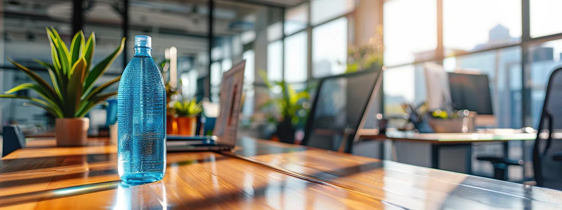 a modern, sparkling office space is meticulously organized and free of clutter, showcasing gleaming surfaces and bright, inviting workstations that convey professionalism and a commitment to cleanliness, reflecting the expertise of a top-tier cleaning service.